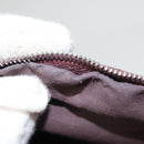 HERMES Bolide PM Pouch Canvas Brown Silver Auth ti3093-15