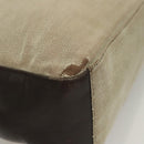 GUCCI Shoulder Bag Canvas Gray Silver 77112 Auth ti3094-8