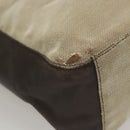 GUCCI Shoulder Bag Canvas Gray Silver 77112 Auth ti3094-16