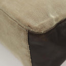 GUCCI Shoulder Bag Canvas Gray Silver 77112 Auth ti3094-17