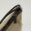 GUCCI Shoulder Bag Canvas Gray Silver 77112 Auth ti3094-9