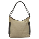 GUCCI Shoulder Bag Canvas Gray Silver 77112 Auth ti3094-13