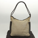 GUCCI Shoulder Bag Canvas Gray Silver 77112 Auth ti3094-12
