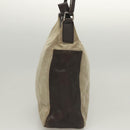 GUCCI Shoulder Bag Canvas Gray Silver 77112 Auth ti3094-3