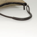 GUCCI Shoulder Bag Canvas Gray Silver 77112 Auth ti3094-7