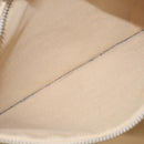 BURBERRY Blue Label Shoulder Bag Canvas White Pink Silver Auth ti3095-20