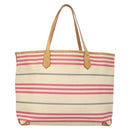 BURBERRY Blue Label Shoulder Bag Canvas White Pink Silver Auth ti3095-13