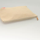 BURBERRY Blue Label Shoulder Bag Canvas White Pink Silver Auth ti3095-24