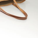 BURBERRY Blue Label Shoulder Bag Canvas White Pink Silver Auth ti3095-7