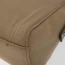 PRADA Sports Hand Bag Nylon Beige Silver Auth ti3096-17