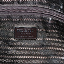 PRADA Sports Hand Bag Nylon Beige Silver Auth ti3096-19