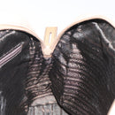 PRADA Sports Hand Bag Nylon Beige Silver Auth ti3096-20