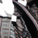 PRADA Sports Hand Bag Nylon Beige Silver Auth ti3096-12