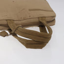 PRADA Sports Hand Bag Nylon Beige Silver Auth ti3096-7