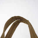 PRADA Sports Hand Bag Nylon Beige Silver Auth ti3096-14