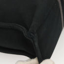 HERMES Fourre Tout MM Hand Bag Canvas Black Silver Auth ti3098-9