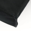 HERMES Fourre Tout MM Hand Bag Canvas Black Silver Auth ti3098-16