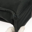 HERMES Fourre Tout MM Hand Bag Canvas Black Silver Auth ti3099-16