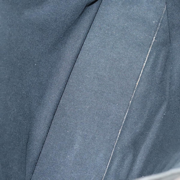 HERMES Fourre Tout MM Hand Bag Canvas Black Silver Auth ti3099