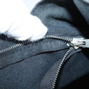 HERMES Fourre Tout MM Hand Bag Canvas Black Silver Auth ti3099-12