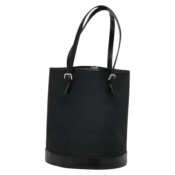 Burberrys Blue Label Shoulder Bag Nylon Black Auth ti3102