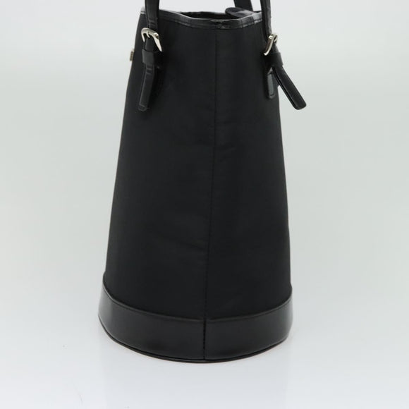 Burberrys Blue Label Shoulder Bag Nylon Black Auth ti3102