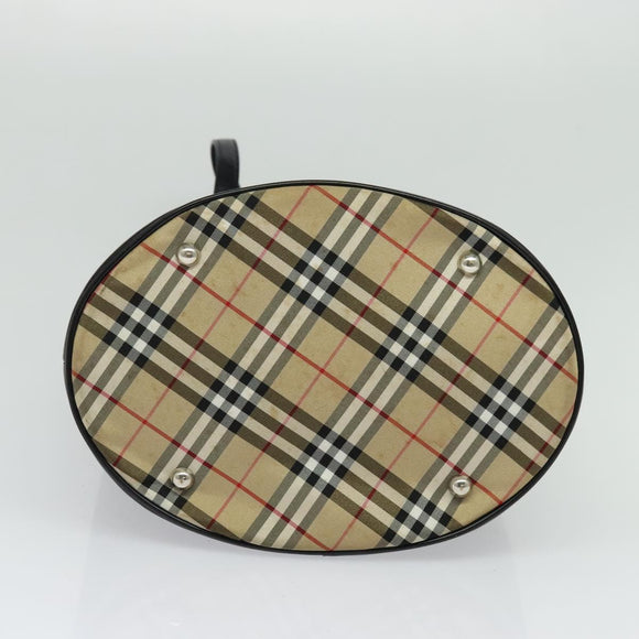 Burberrys Blue Label Shoulder Bag Nylon Black Auth ti3102