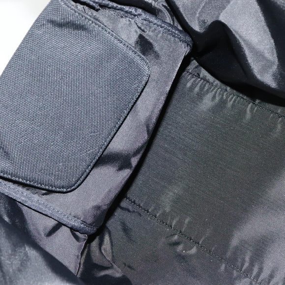 Burberrys Black label Hand Bag Canvas 2way Black Auth ti3104