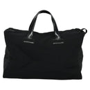Burberrys Black label Hand Bag Canvas 2way Black Auth ti3104-13