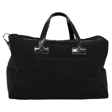 Burberrys Black label Hand Bag Canvas 2way Black Auth ti3104 - 0