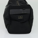 Burberrys Black label Hand Bag Canvas 2way Black Auth ti3104-3