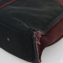 HERMES Fourre Tout MM Hand Bag Canvas Wine Red Auth ti3105-10