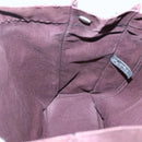 HERMES Fourre Tout MM Hand Bag Canvas Wine Red Auth ti3105-15