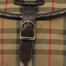 Burberrys Nova Check Shoulder Bag Canvas Beige Auth ti3106-10