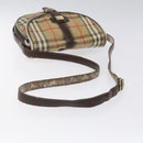 Burberrys Nova Check Shoulder Bag Canvas Beige Auth ti3106-7
