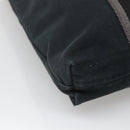 HERMES Fourre Tout Cabas Tote Bag Canvas Black Auth ti3108-11