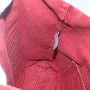 HERMES Fourre Tout Cabas Tote Bag Canvas Red Auth ti3109-15