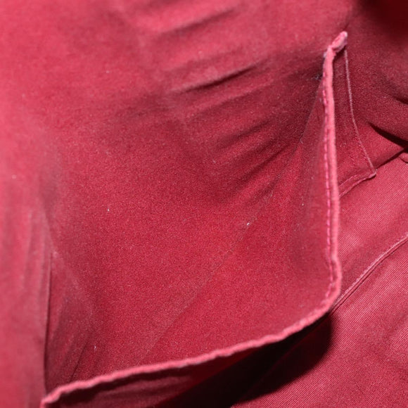 HERMES Fourre Tout Cabas Tote Bag Canvas Red Auth ti3109