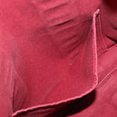 HERMES Fourre Tout Cabas Tote Bag Canvas Red Auth ti3109-12
