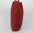 HERMES Fourre Tout Cabas Tote Bag Canvas Red Auth ti3109-4