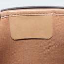 Christian Dior Honeycomb Canvas Clutch Bag PVC Black Auth ti3115-9
