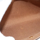 Christian Dior Honeycomb Canvas Clutch Bag PVC Black Auth ti3115-14