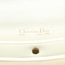 Christian Dior Shoulder Bag Leather Beige Gold Auth ti3120-17
