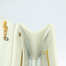 Christian Dior Shoulder Bag Leather Beige Gold Auth ti3120-18