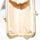 Christian Dior Shoulder Bag Leather Beige Gold Auth ti3120-21