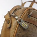 GUCCI Micro GG Supreme Shoulder Bag PVC Beige Gold Auth ti3123-10