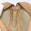 GUCCI Micro GG Supreme Shoulder Bag PVC Beige Gold Auth ti3123-21