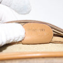 GUCCI Micro GG Supreme Shoulder Bag PVC Beige Gold Auth ti3123-12