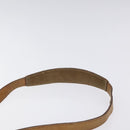 GUCCI Micro GG Supreme Shoulder Bag PVC Beige Gold Auth ti3123-8