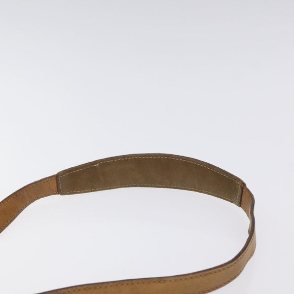 GUCCI Micro GG Supreme Shoulder Bag PVC Beige Gold Auth ti3123